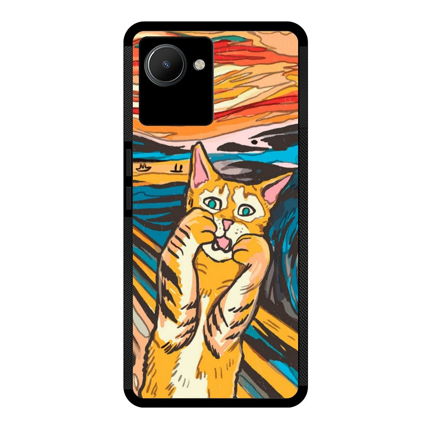 Cover IF49 Munch Cat - Realme customall