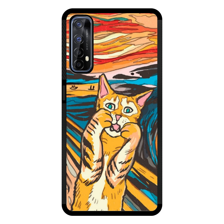 Cover IF49 Munch Cat - Realme customall