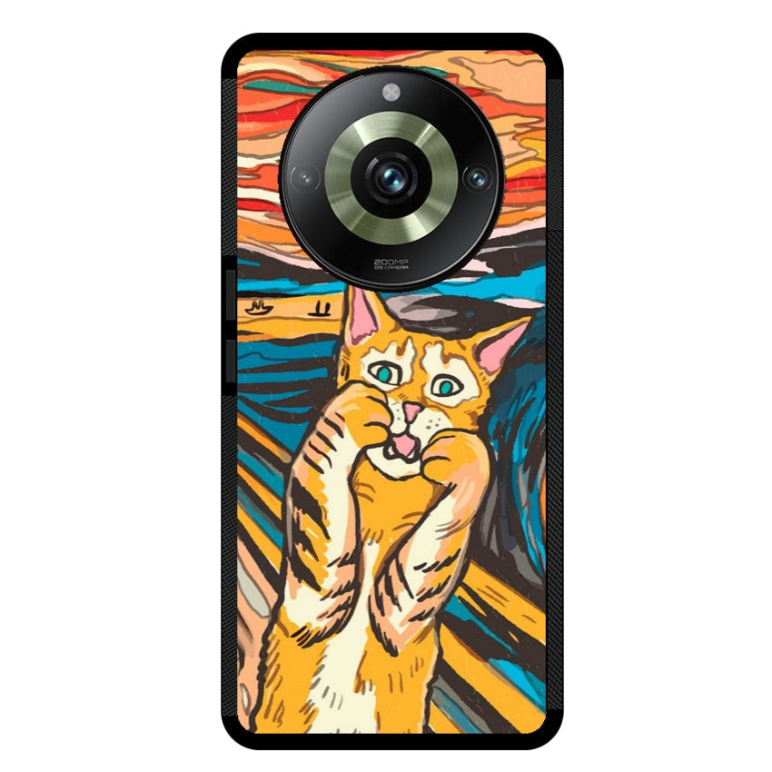 Cover IF49 Munch Cat - Realme customall