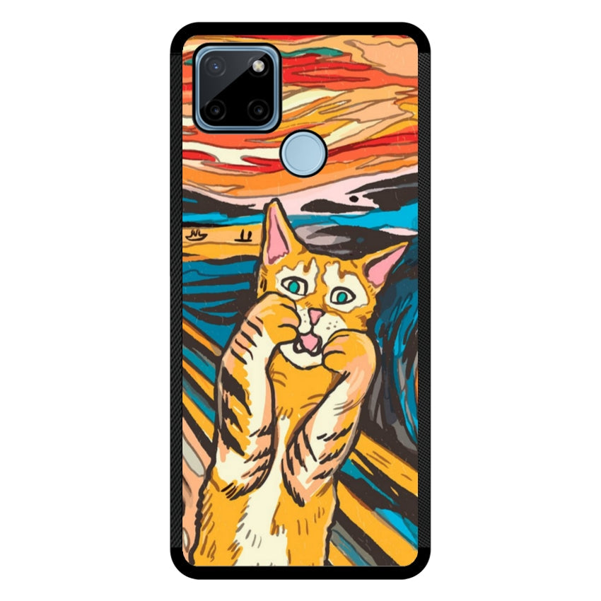 Cover IF49 Munch Cat - Realme customall
