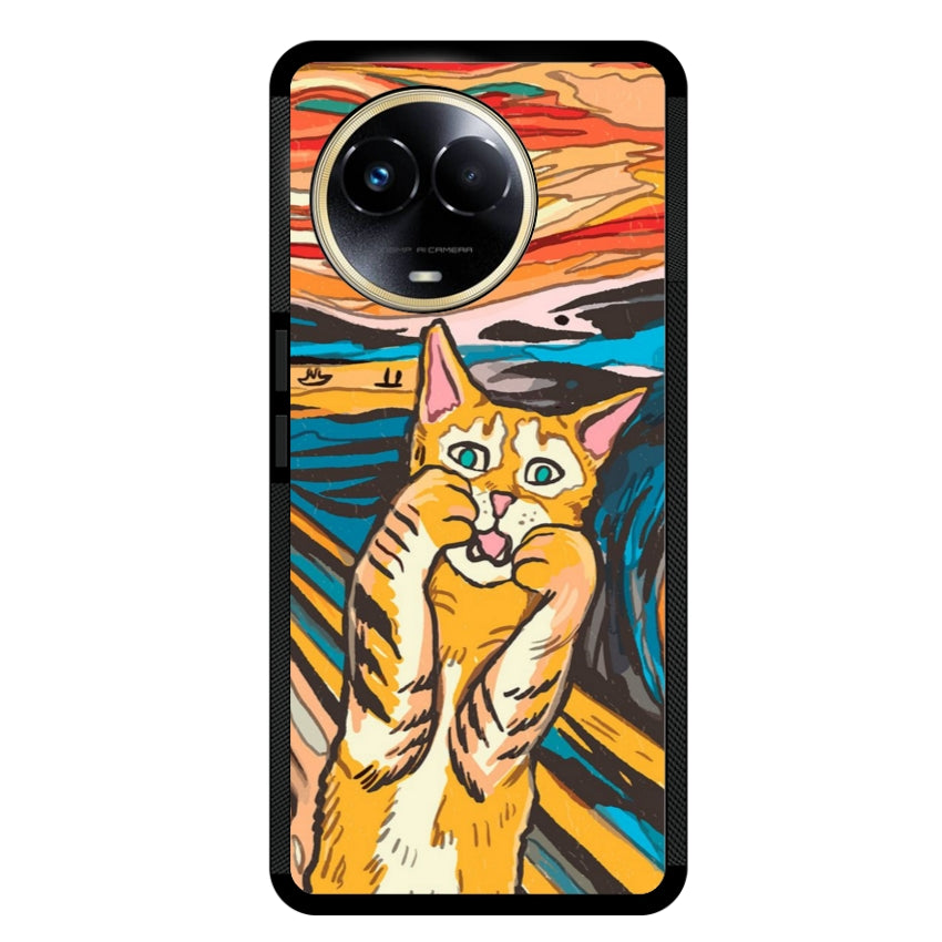 Cover IF49 Munch Cat - Realme customall