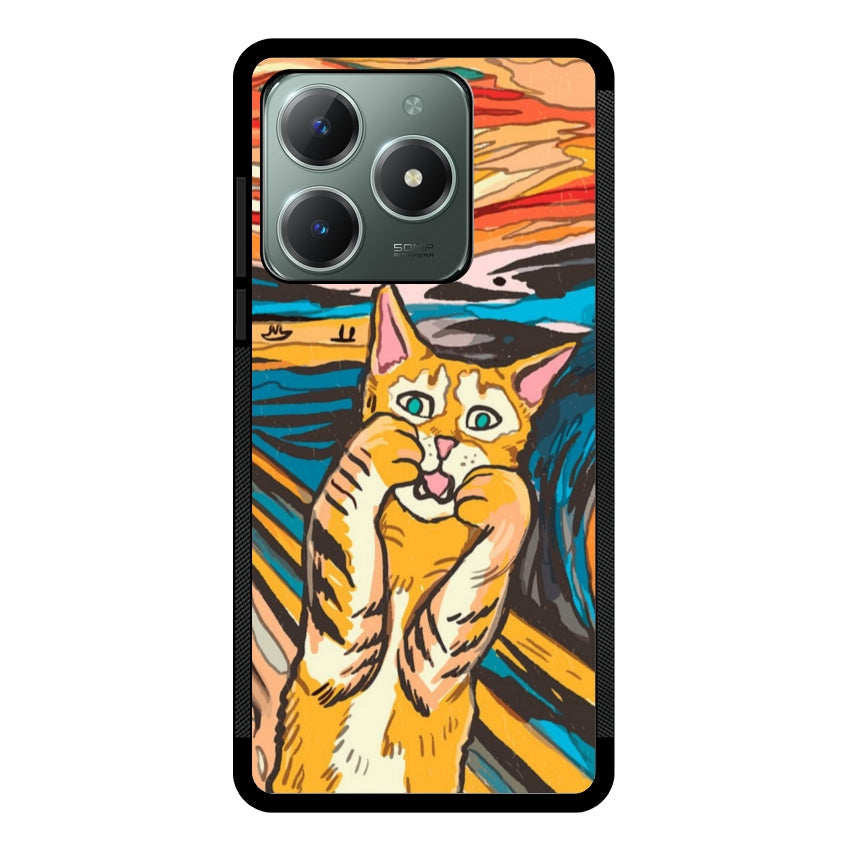 Cover IF49 Munch Cat - Realme customall