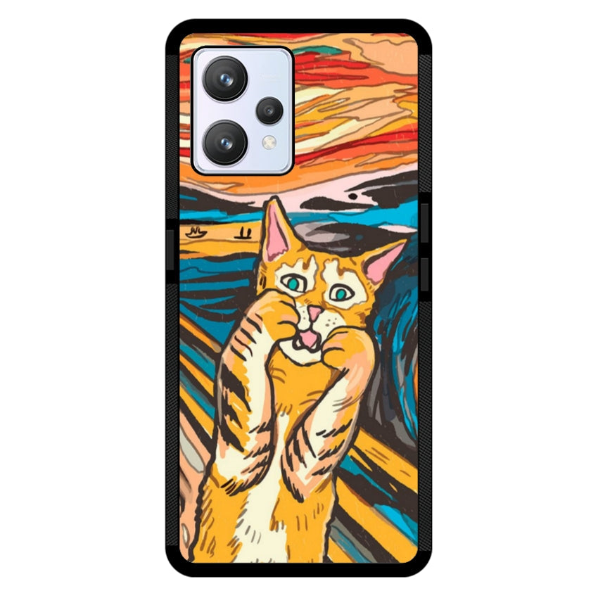 Cover IF49 Munch Cat - Realme customall