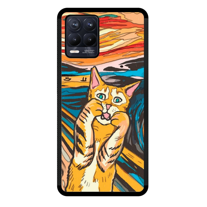 Cover IF49 Munch Cat - Realme customall