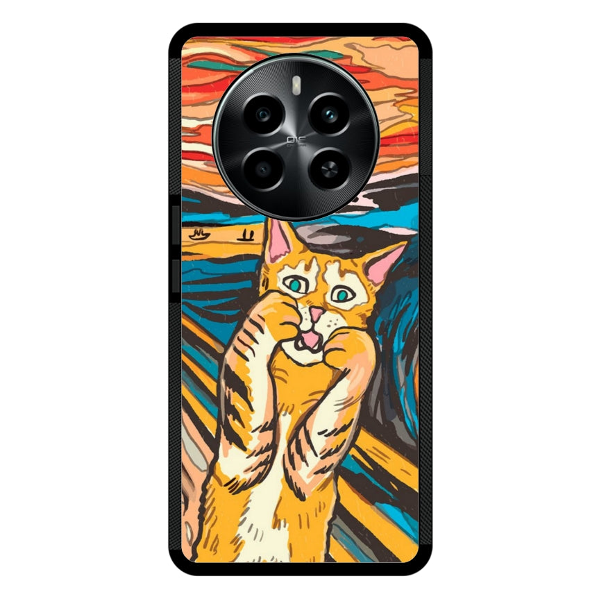 Cover IF49 Munch Cat - Realme customall