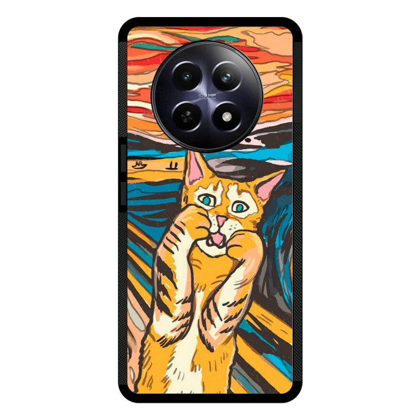 Cover IF49 Munch Cat - Realme customall