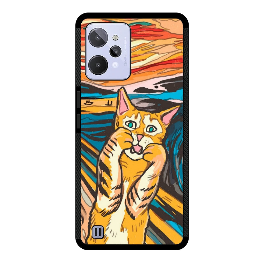 Cover IF49 Munch Cat - Realme customall