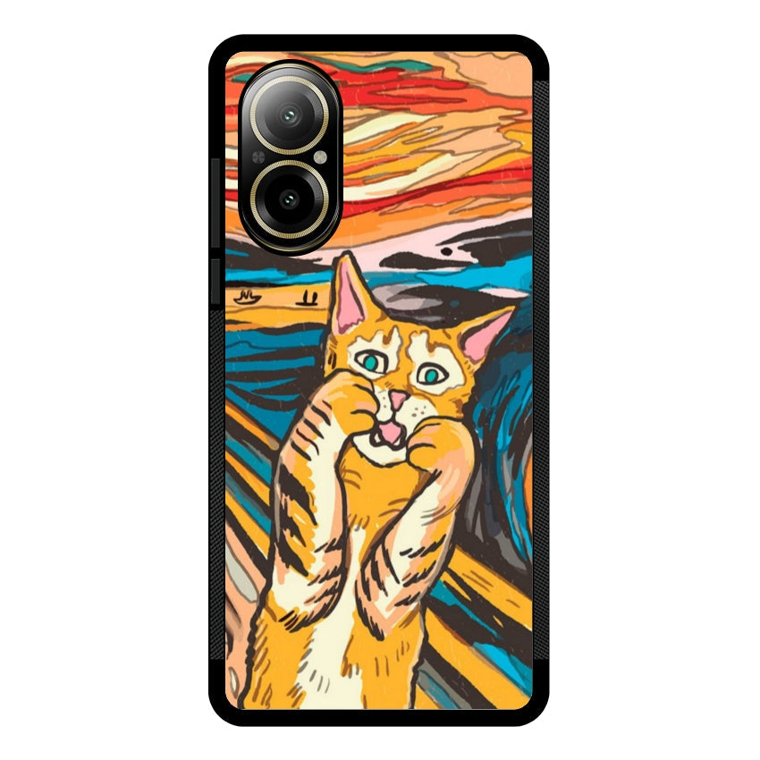 Cover IF49 Munch Cat - Realme customall