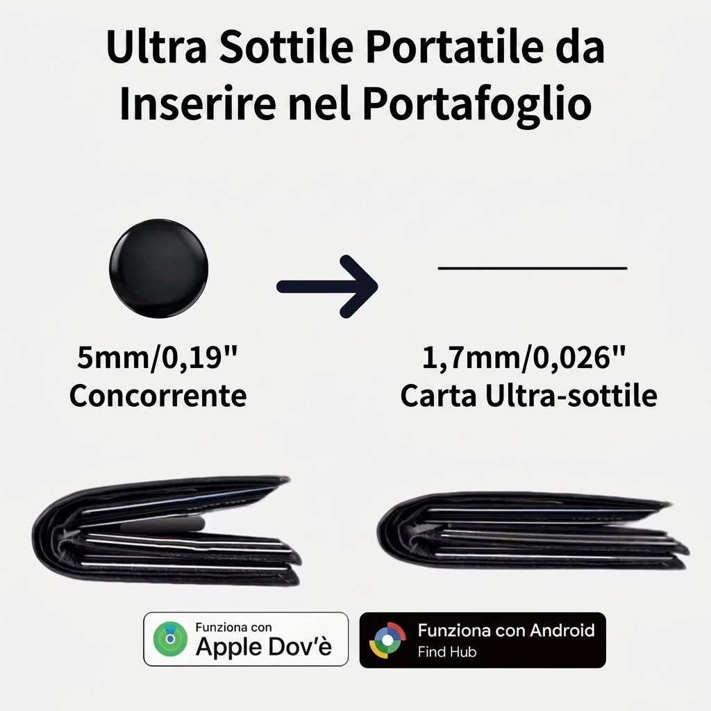 Ultra Slim Air Tag Card Imafan Cover