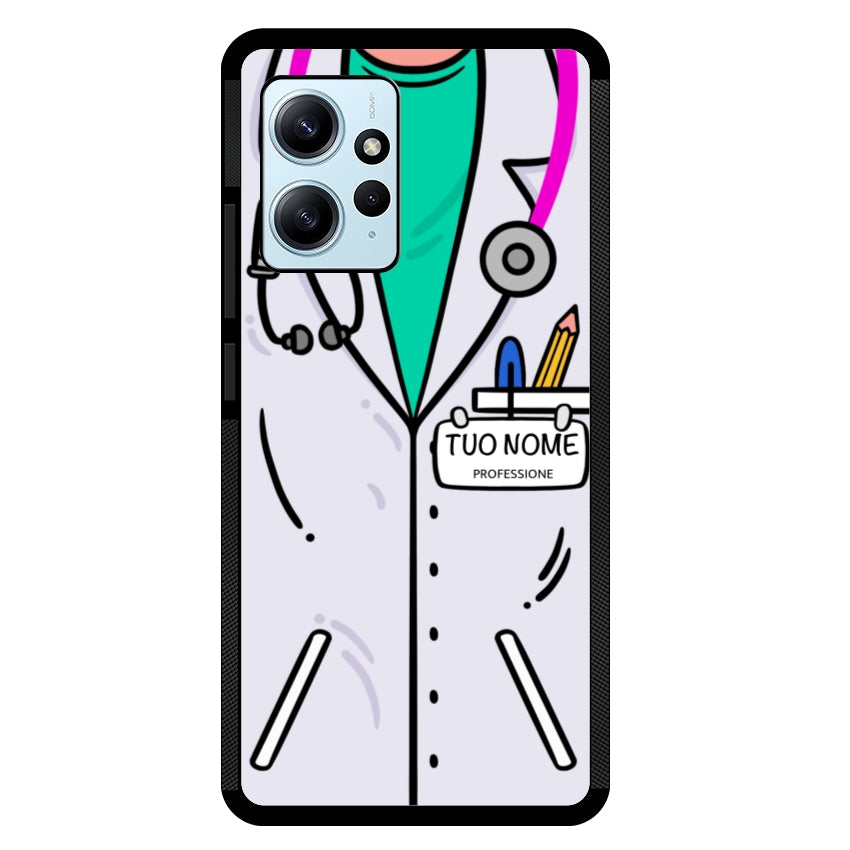 Cover Con Nome Divisa Dottoressa - Xiaomi, Redmi e Poco customall
