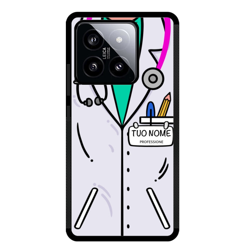 Cover Con Nome Divisa Dottoressa - Xiaomi, Redmi e Poco customall
