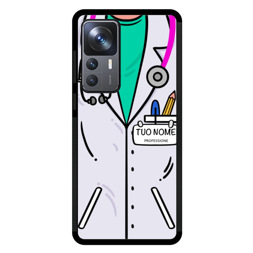 Cover Con Nome Divisa Dottoressa - Xiaomi, Redmi e Poco customall