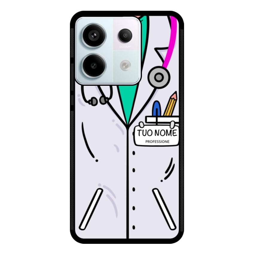 Cover Con Nome Divisa Dottoressa - Xiaomi, Redmi e Poco customall