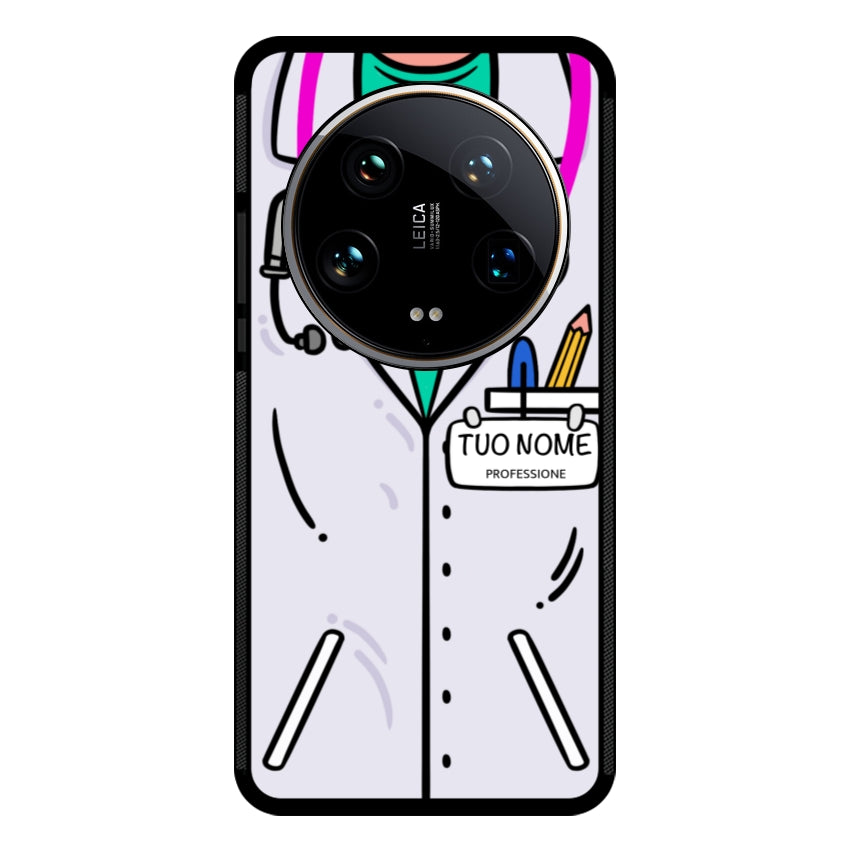 Cover Con Nome Divisa Dottoressa - Xiaomi, Redmi e Poco