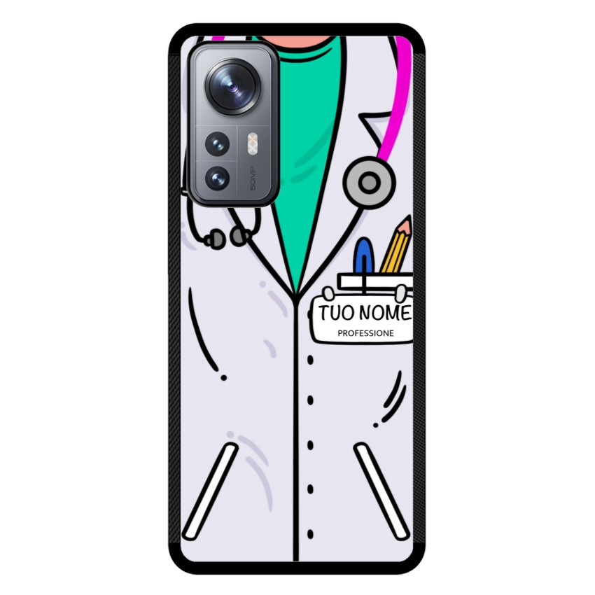 Cover Con Nome Divisa Dottoressa - Xiaomi, Redmi e Poco customall