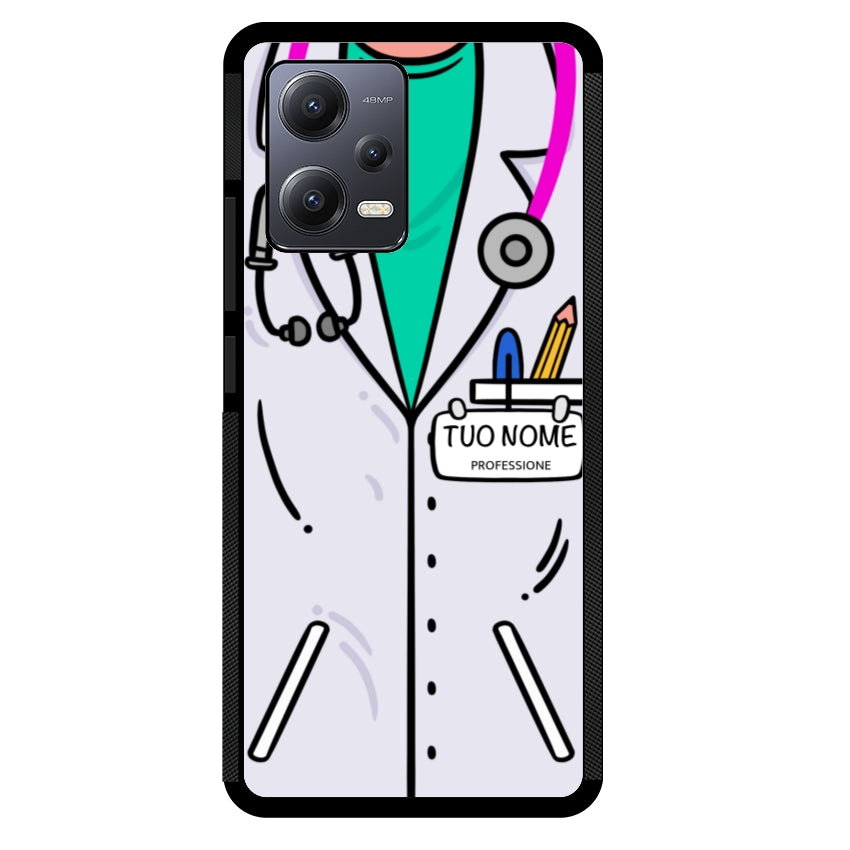 Cover Con Nome Divisa Dottoressa - Xiaomi, Redmi e Poco customall