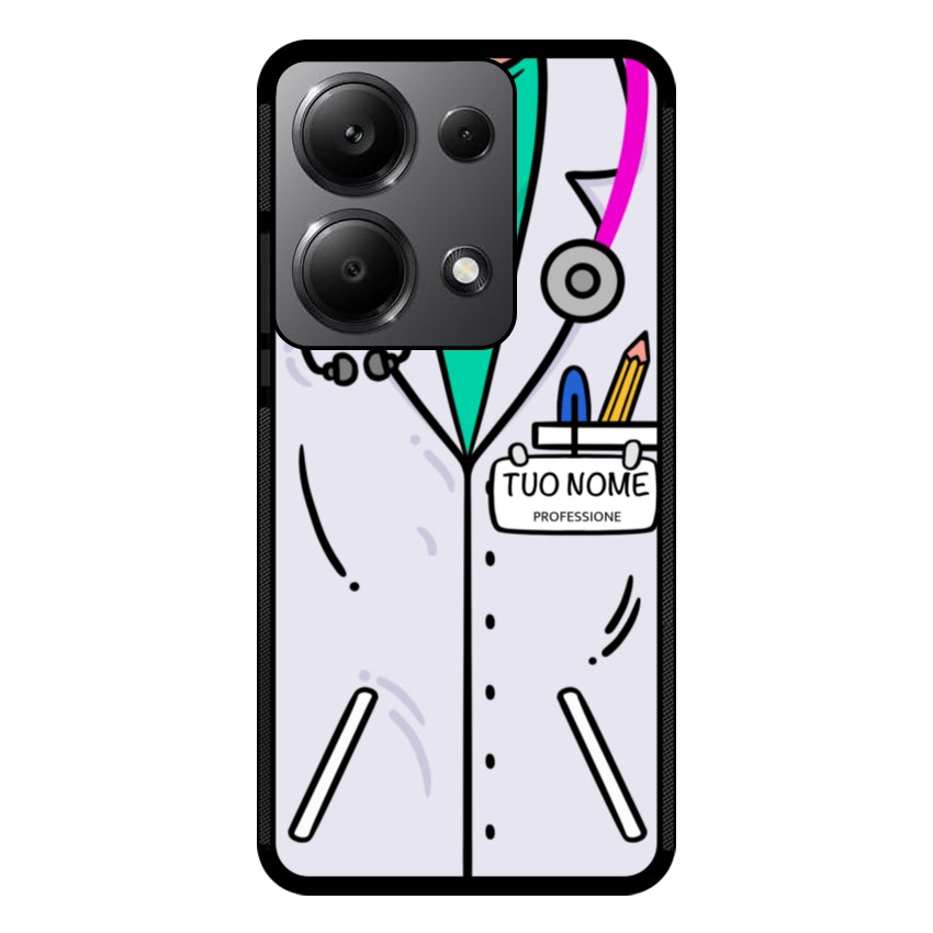 Cover Con Nome Divisa Dottoressa - Xiaomi, Redmi e Poco customall