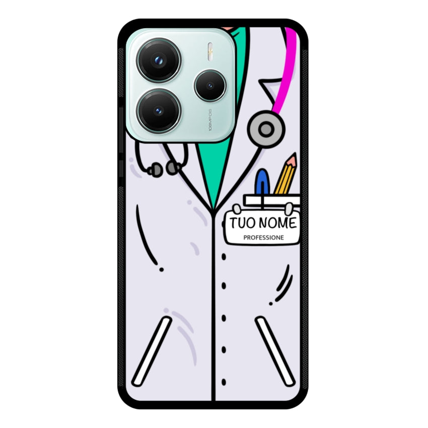 Cover Con Nome Divisa Dottoressa - Xiaomi, Redmi e Poco customall