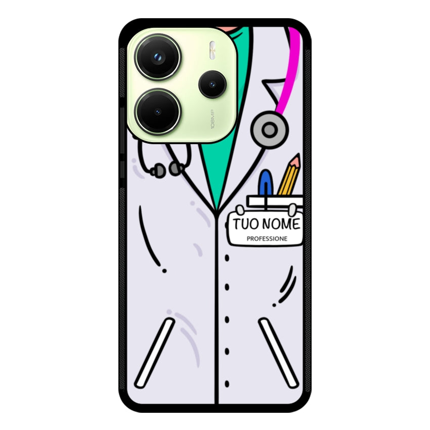 Cover Con Nome Divisa Dottoressa - Xiaomi, Redmi e Poco customall