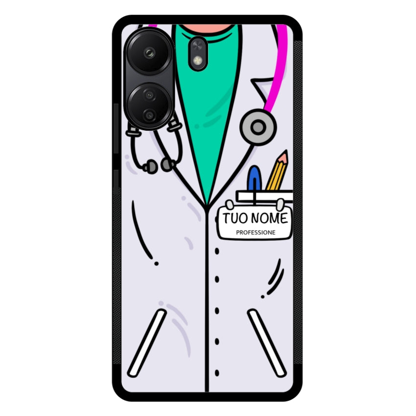 Cover Con Nome Divisa Dottoressa - Xiaomi, Redmi e Poco customall