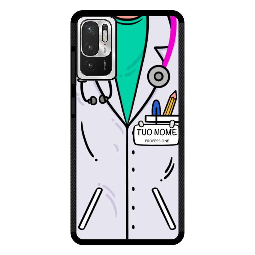 Cover Con Nome Divisa Dottoressa - Xiaomi, Redmi e Poco customall