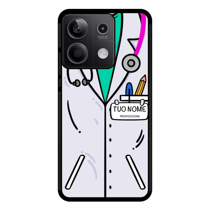 Cover Con Nome Divisa Dottoressa - Xiaomi, Redmi e Poco customall