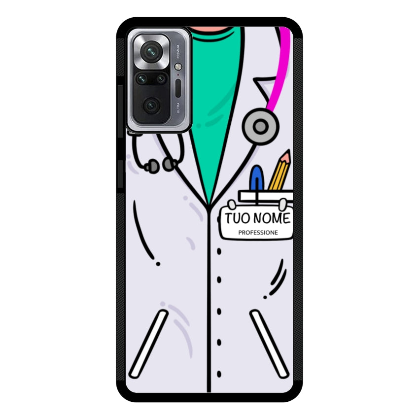 Cover Con Nome Divisa Dottoressa - Xiaomi, Redmi e Poco customall