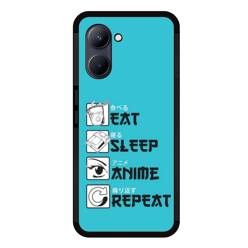 Cover IF15 Eat Sleep Anime Repeat - Realme customall