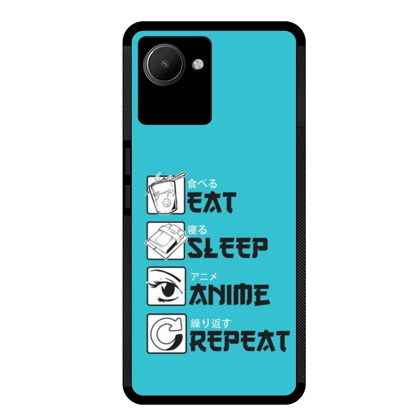 Cover IF15 Eat Sleep Anime Repeat - Realme customall