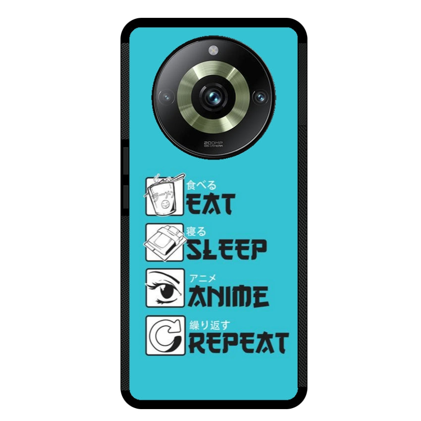 Cover IF15 Eat Sleep Anime Repeat - Realme customall
