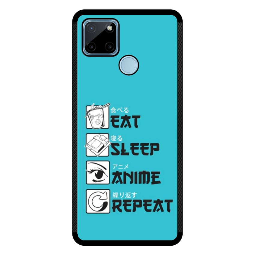 Cover IF15 Eat Sleep Anime Repeat - Realme customall