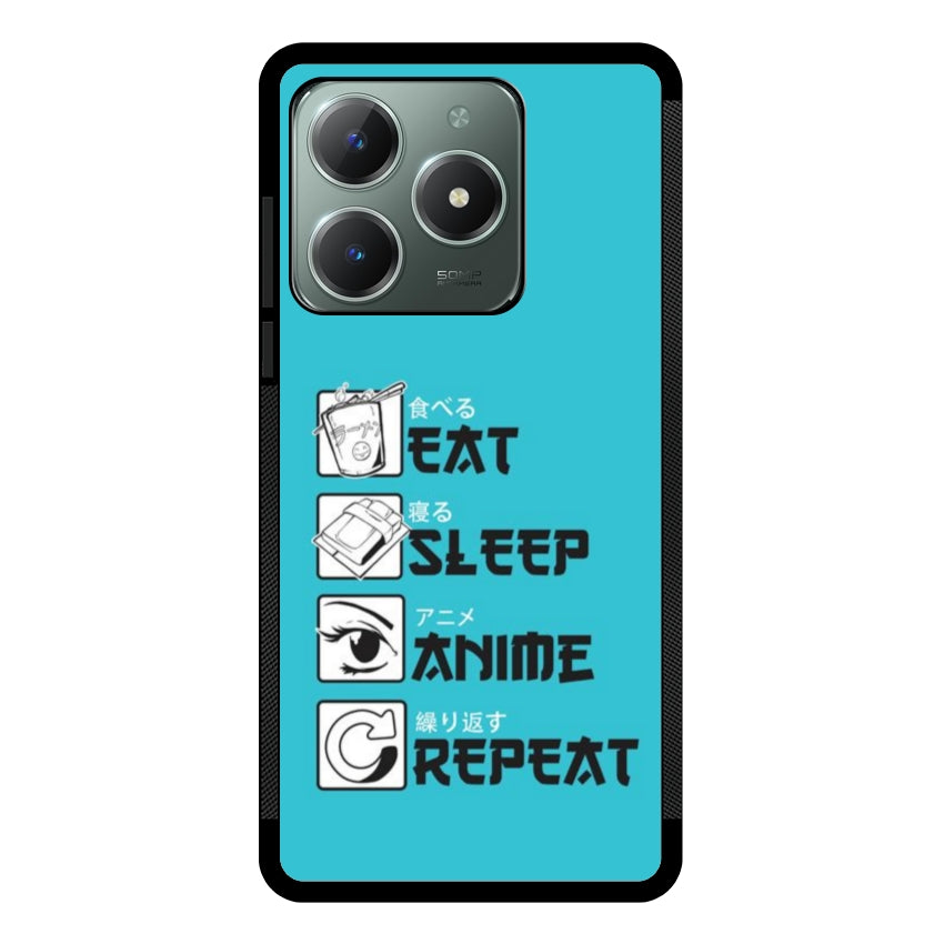 Cover IF15 Eat Sleep Anime Repeat - Realme customall
