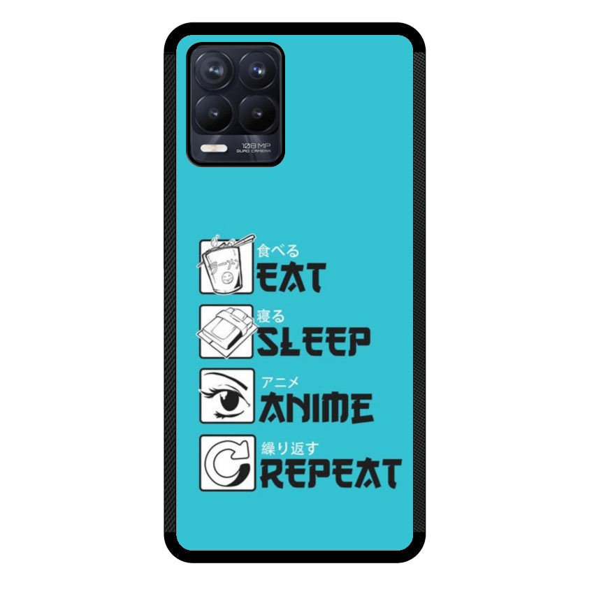 Cover IF15 Eat Sleep Anime Repeat - Realme customall