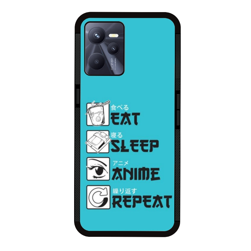 Cover IF15 Eat Sleep Anime Repeat - Realme customall