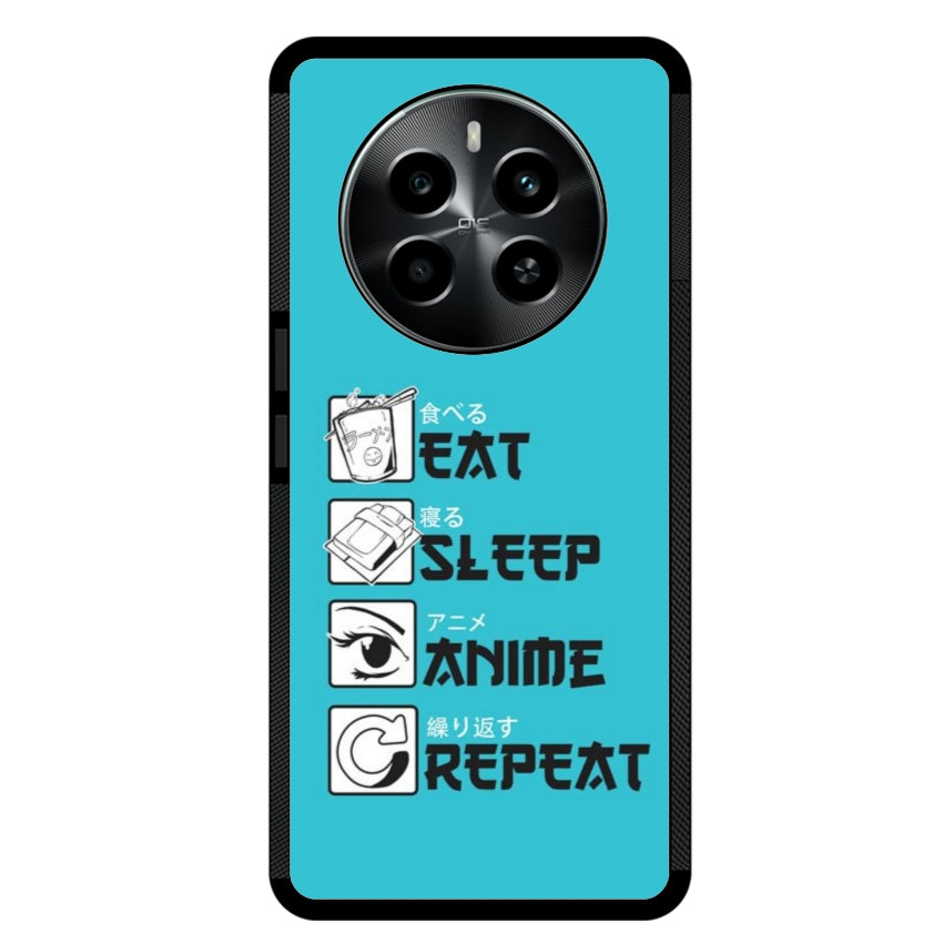 Cover IF15 Eat Sleep Anime Repeat - Realme customall