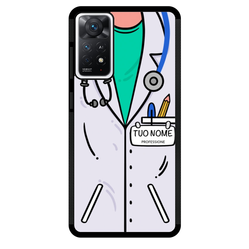 Cover Con Nome Divisa Dottore- Xiaomi, Redmi e Poco customall