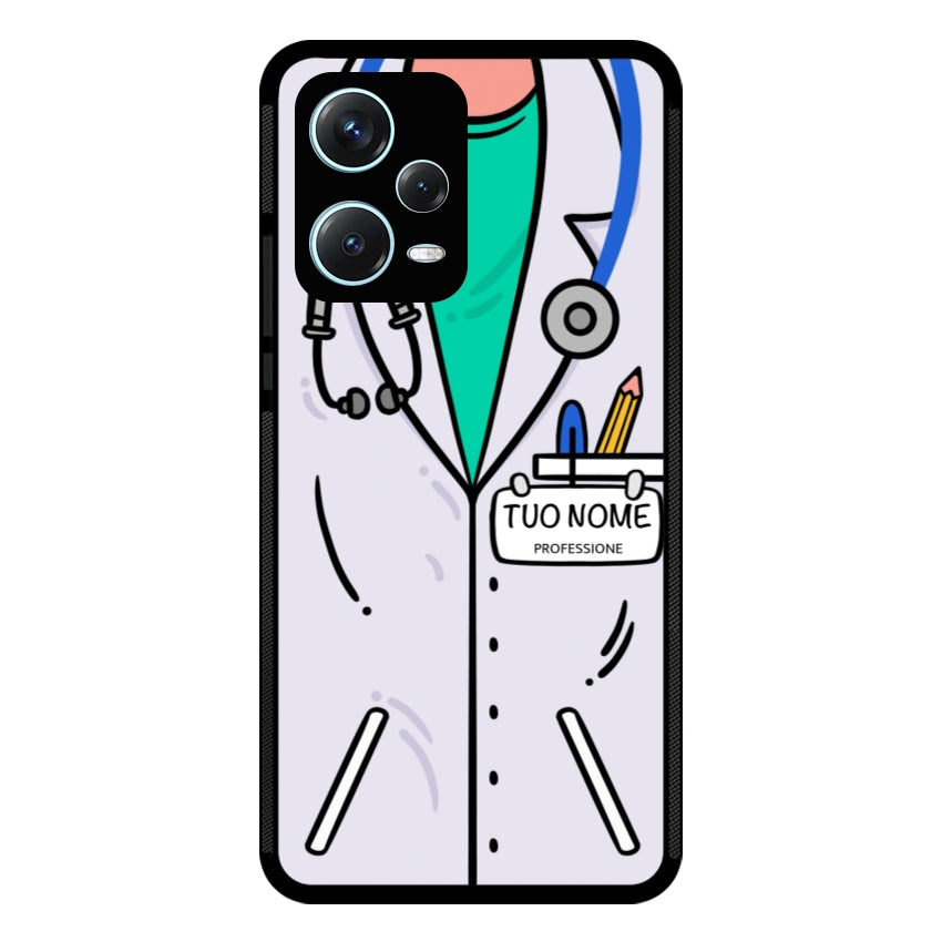Cover Con Nome Divisa Dottore- Xiaomi, Redmi e Poco customall