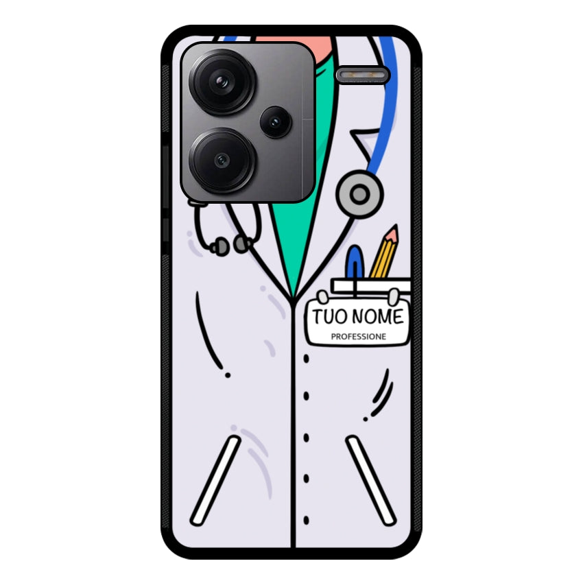 Cover Con Nome Divisa Dottore- Xiaomi, Redmi e Poco customall