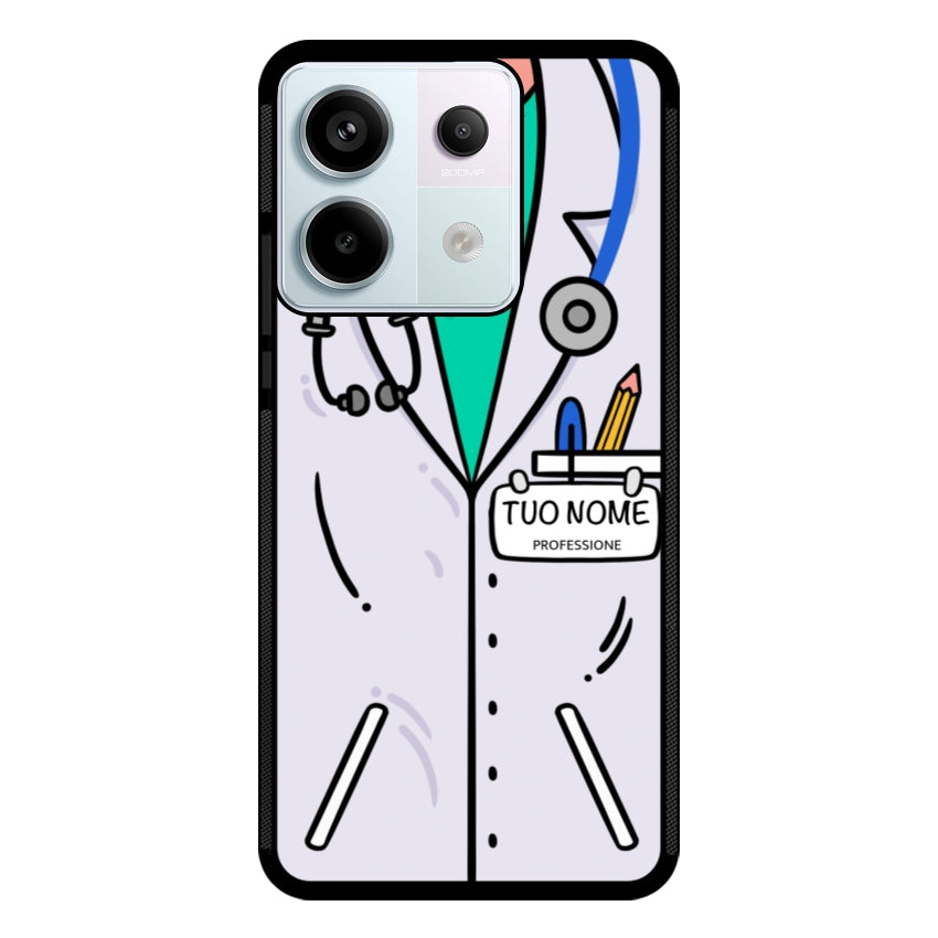 Cover Con Nome Divisa Dottore- Xiaomi, Redmi e Poco customall