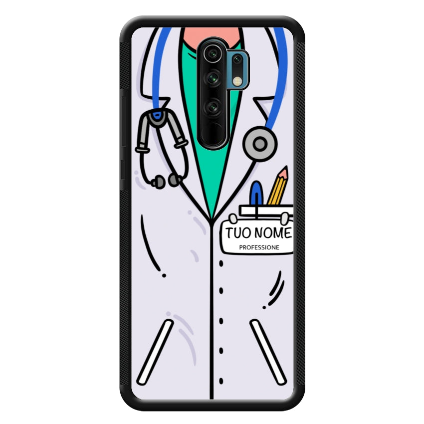 Cover Con Nome Divisa Dottore- Xiaomi, Redmi e Poco customall