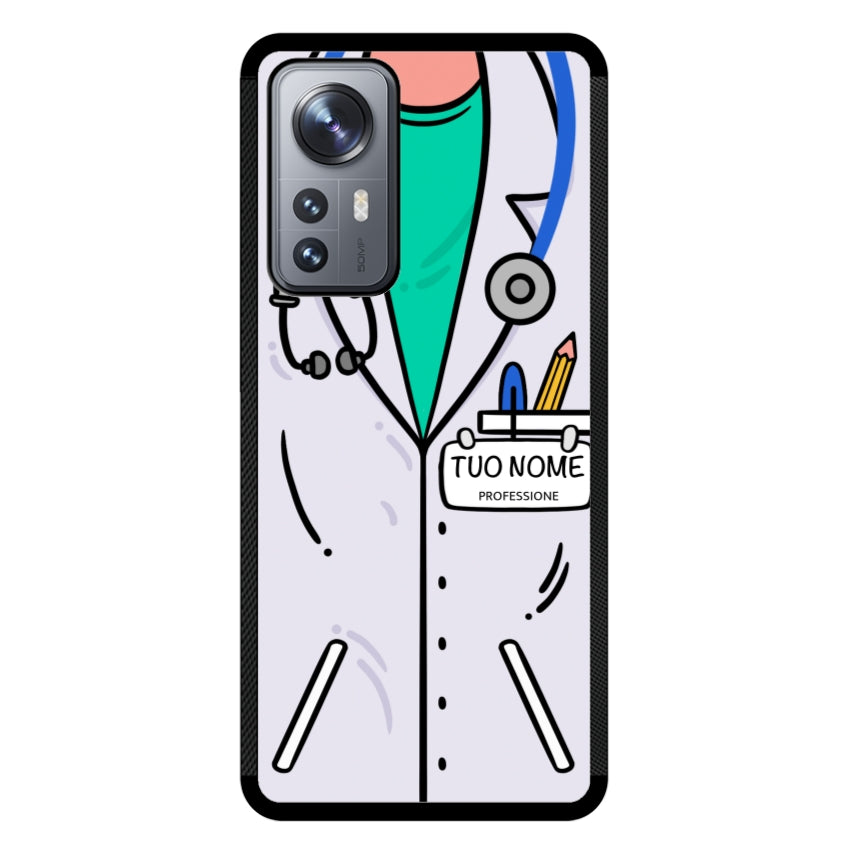 Cover Con Nome Divisa Dottore- Xiaomi, Redmi e Poco customall