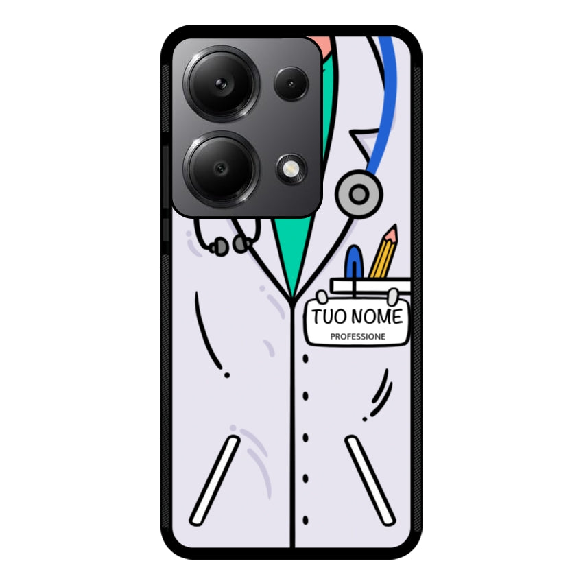 Cover Con Nome Divisa Dottore- Xiaomi, Redmi e Poco customall