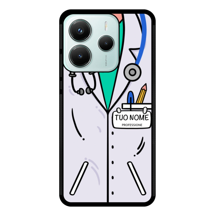 Cover Con Nome Divisa Dottore- Xiaomi, Redmi e Poco customall
