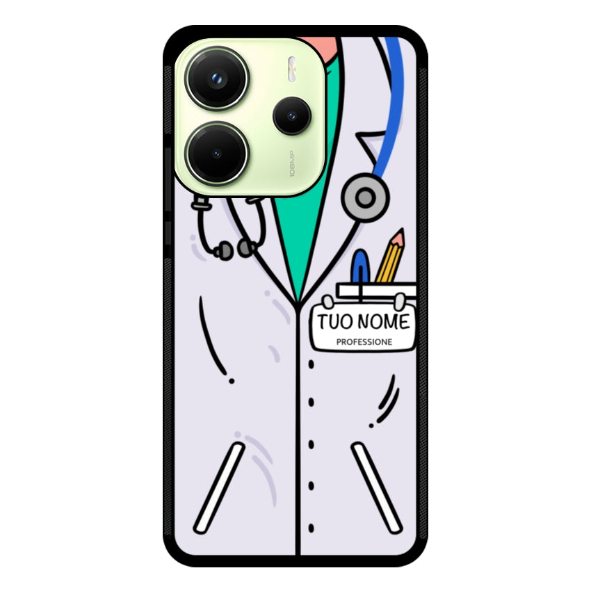 Cover Con Nome Divisa Dottore- Xiaomi, Redmi e Poco customall