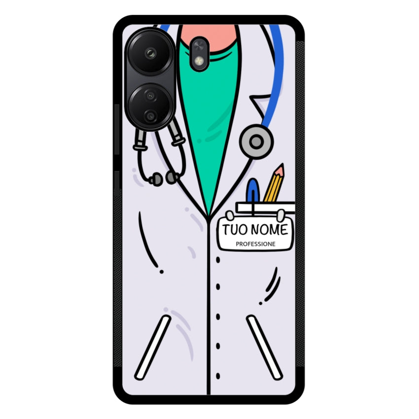 Cover Con Nome Divisa Dottore- Xiaomi, Redmi e Poco customall