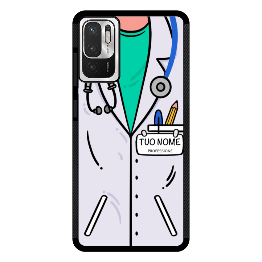 Cover Con Nome Divisa Dottore- Xiaomi, Redmi e Poco customall