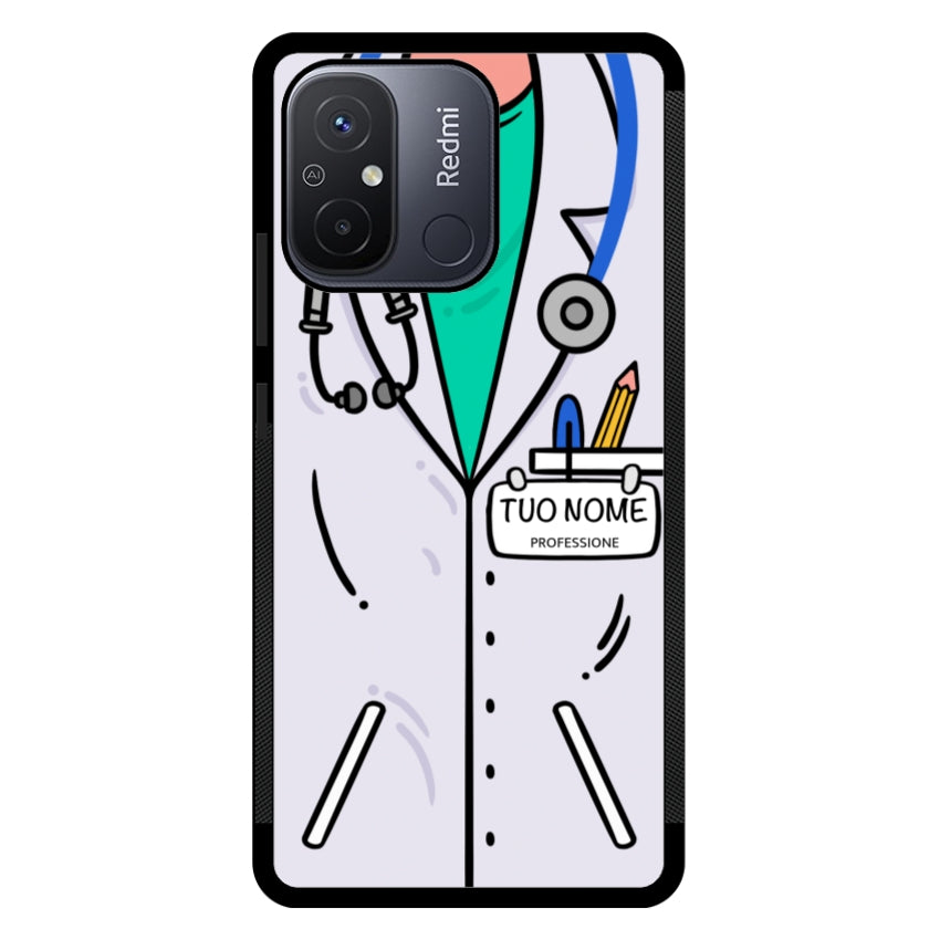 Cover Con Nome Divisa Dottore- Xiaomi, Redmi e Poco customall