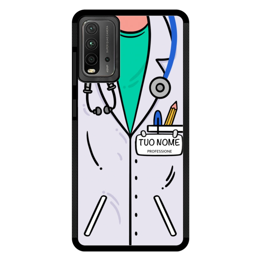 Cover Con Nome Divisa Dottore- Xiaomi, Redmi e Poco customall