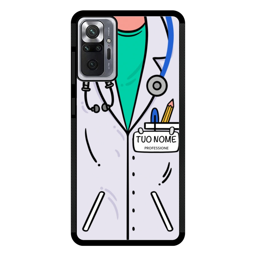 Cover Con Nome Divisa Dottore- Xiaomi, Redmi e Poco customall