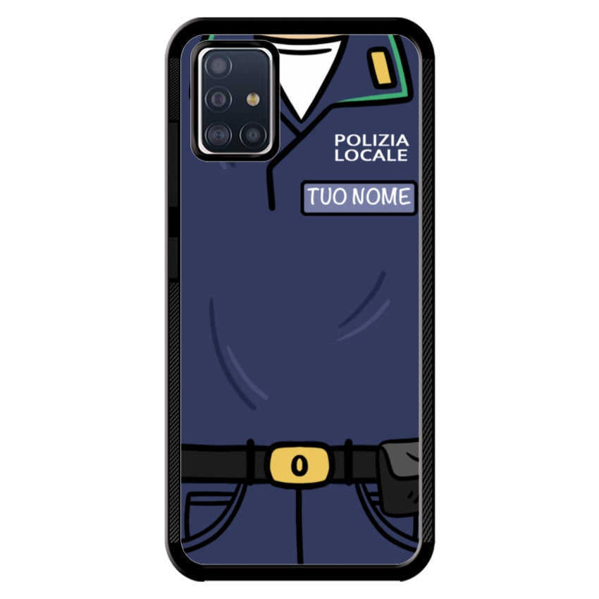 Cover con Nome Divisa Polizia Locale - Samsung